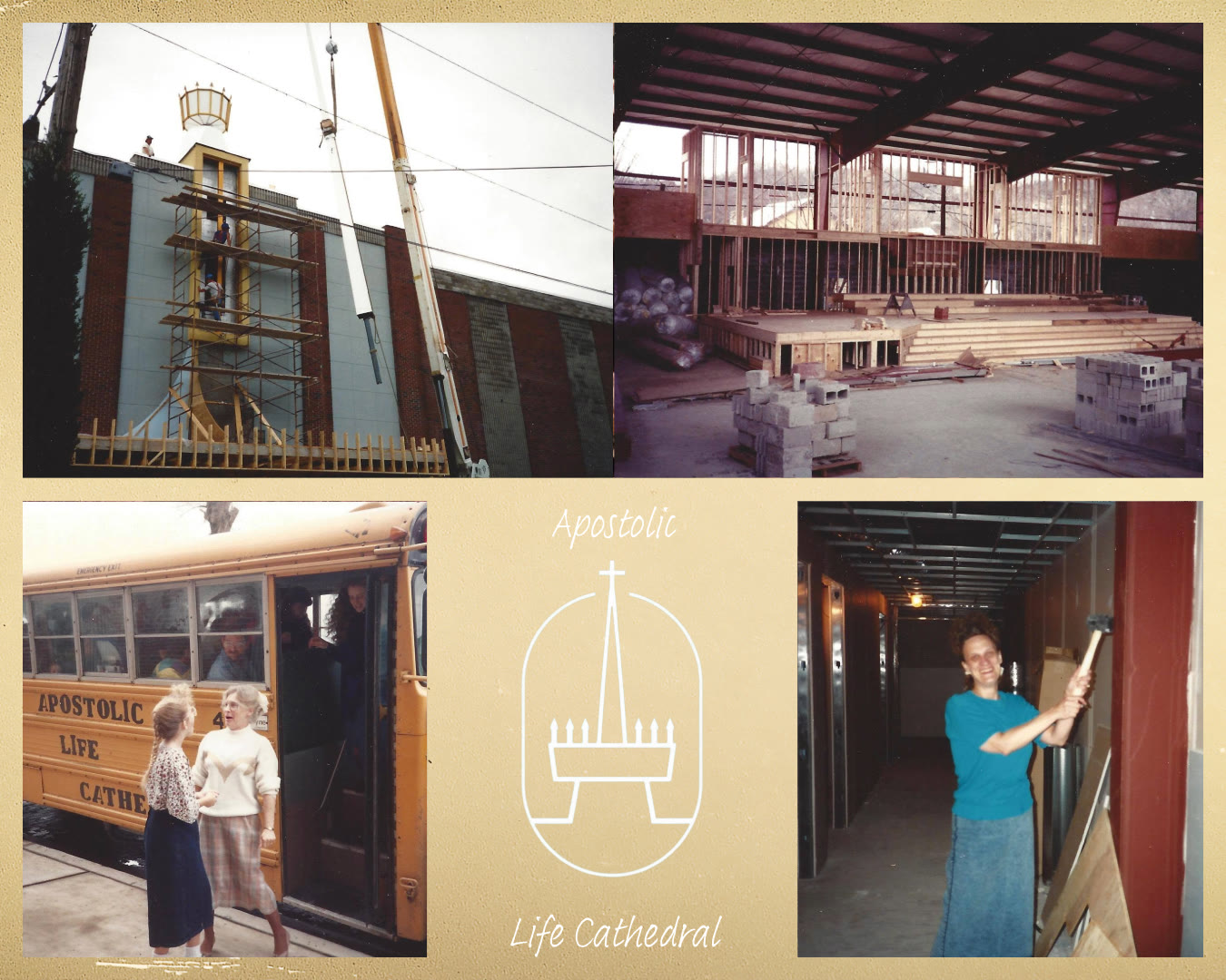 Construction of Apostolic Life Cathedral’s sanctuary